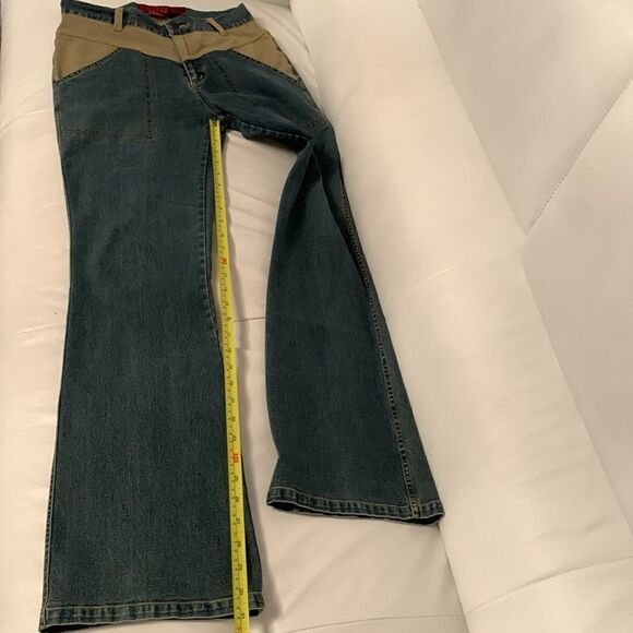 Seven Jeans Stretch Flared Leg Boot Cut Women’s Soft Denim Size M - Picture 6 of 10